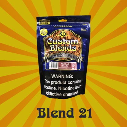 Custom Blends #21 - Premium Ultra Mellow Cigarette Tobacco