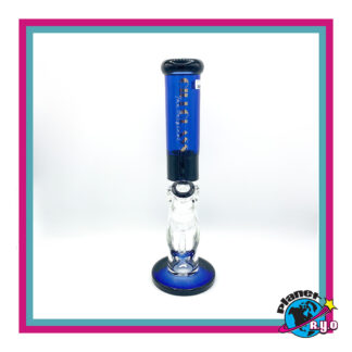 17" Blue Gili Glass Water Pipe