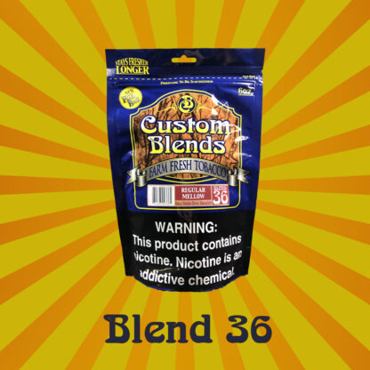 Custom Blends Blend 36 - Regular Mellow Roll Your Own Cigarette Tobacco