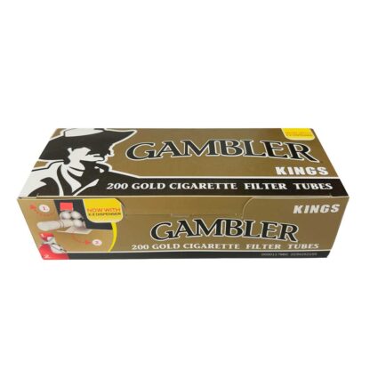 gambler gold cigarette tubes king size