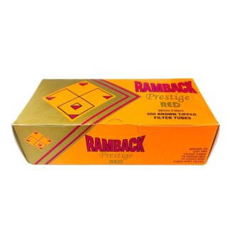 ramback red prestige cigarette tubes